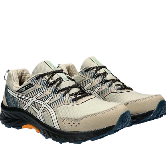 NWT/ASICS Men’s Gel-Venture 9/Extra Wide/Feather Grey/Birch/Size: 8 1/2